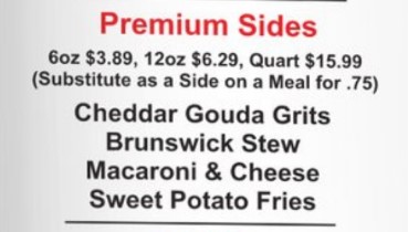 Premium sides